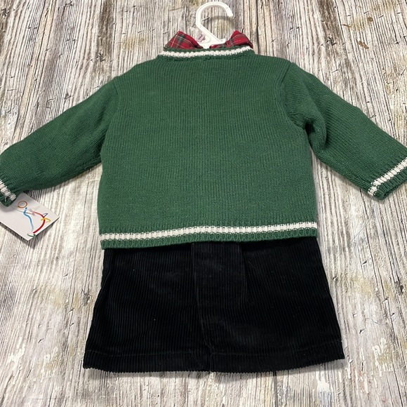 NWT! BT KIDS  3 Pc. Christmas Holiday . Boys Corduroy Pants/Sweater Set - Picture 4 of 5